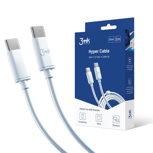 3MK Hyper kábel USB-C - C 100W 5A 2m