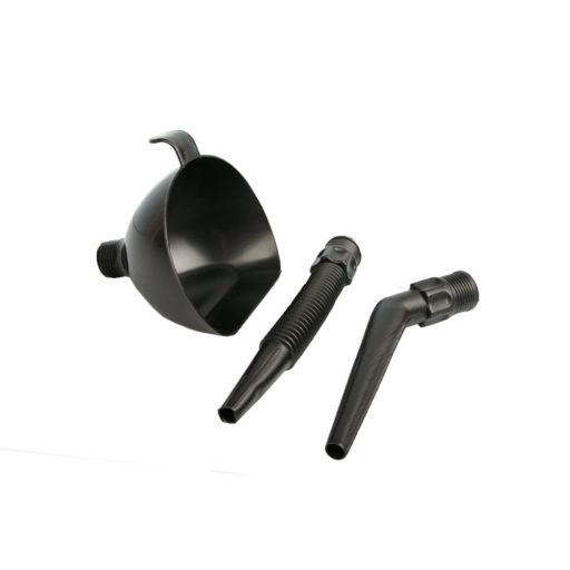 Üzemanyag betöltő tölcsér fekete / piros