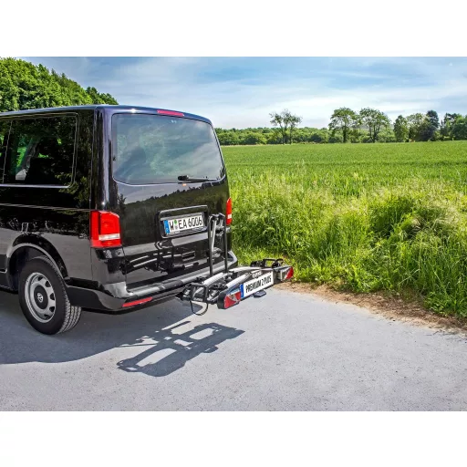 Eufab Premium II Plus kerékpártartó - 2 kerék, vonóhorogra szerelve