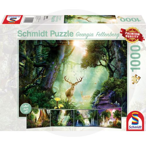 Schmidt Szarvas az erdőben puzzle