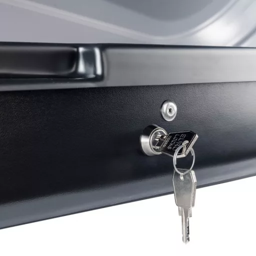 CRUZ EASY 320A tetőbox, fényes sötétszürke színben