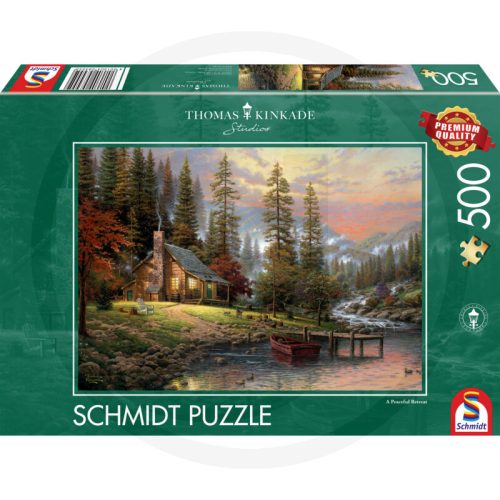 Schmidt Puzzle 500 Teile Haus in den Bergen