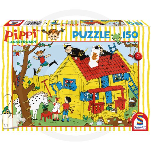 Schmidt Puzzle 150 Teile Pippi Langstrumpf Villa