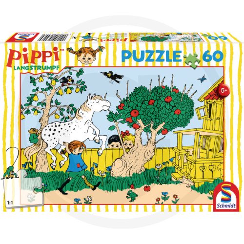 Schmidt Puzzle 60 Teile Pippi Langstrumpf Stark