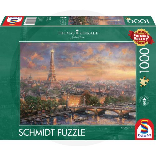 Schmidt Puzzle 1000 Teile Paris, Stadt der Liebe