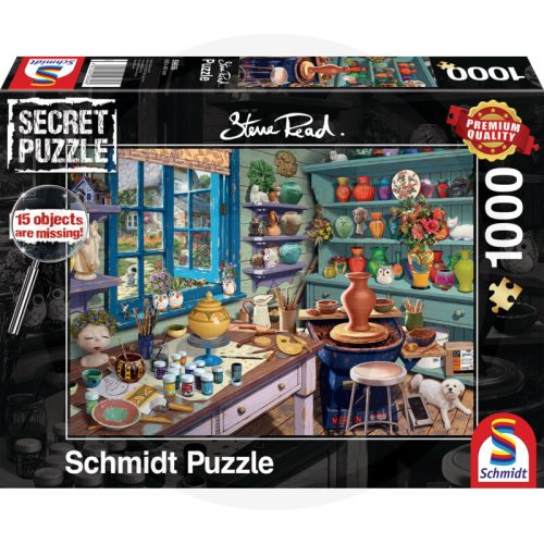 Schmidt Puzzle 1000 Teile Künstler-Ateilier