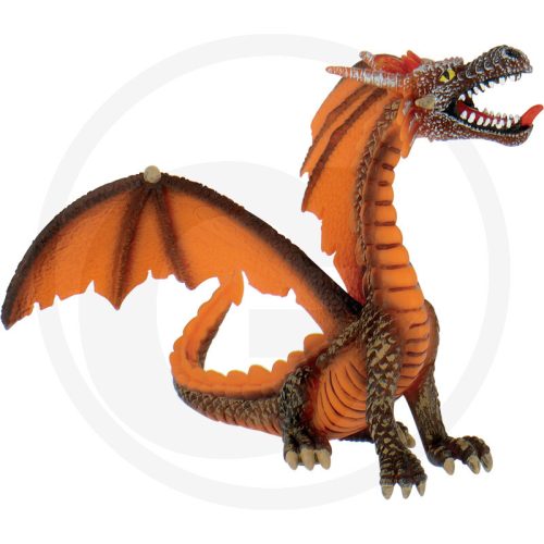 Bullyland Drache sitzend orange