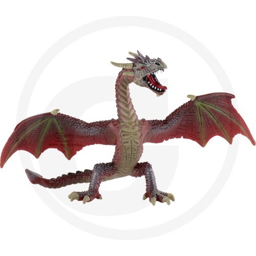 Bullyland Drache fliegend rotbraun