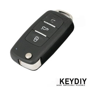 Keydiy 016 - B08-3 - nyers kulcs - távirányító