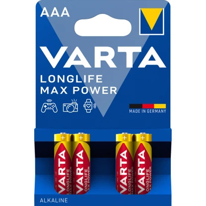 VARTA Longlife Max Power AAA BLI 4