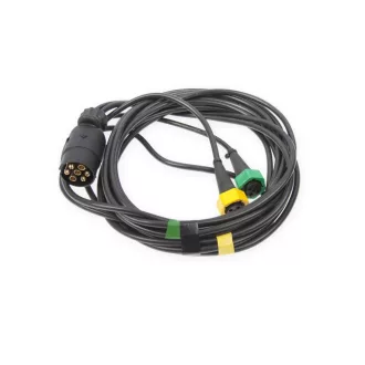 Utánfutó elektromos vezeték 7pin / 4 m lámpa nélkül