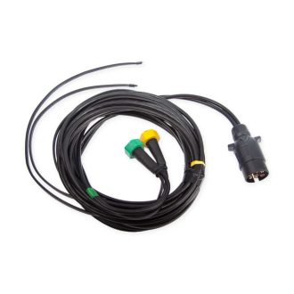   Utánfutó elektromos vezeték 7pin / 5 m lámpa nélkül + 3,1 m, helyzetjelző kivezetéssel