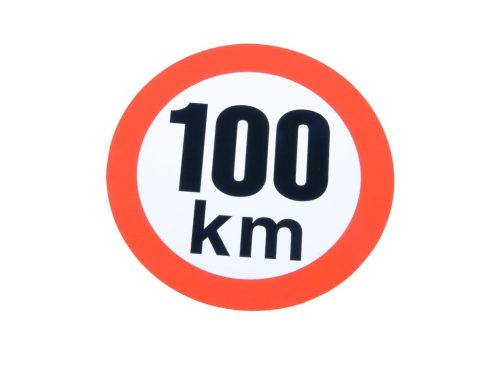 Sebesség matrica 100 km, 150 mm átmérő