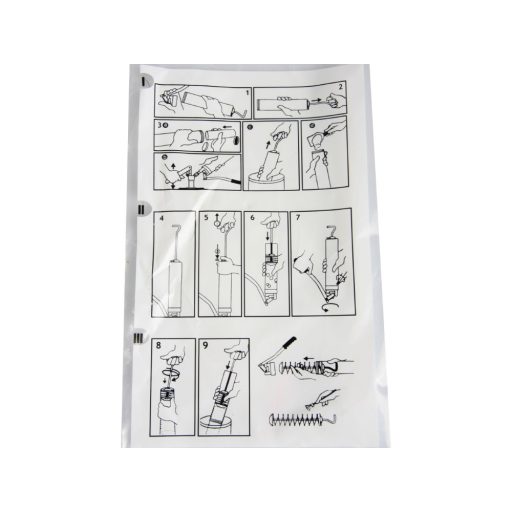 Kézi olajozó/flexicső+fémcső 500 ml