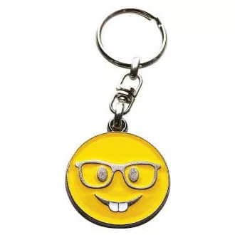Kocka emoji kulcstartó