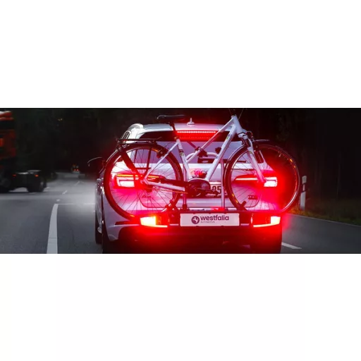 WESTFALIA Bikelander BC80 LED kerékpártartó - 2 kerék, vonóhorogra szerelve