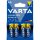 Varta Longlife Power AA ceruza elem BL4