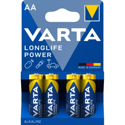 Varta Longlife Power AA ceruza elem BL4