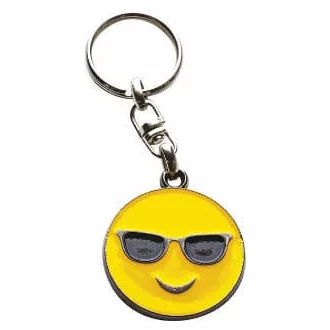 Menő emoji kulcstartó
