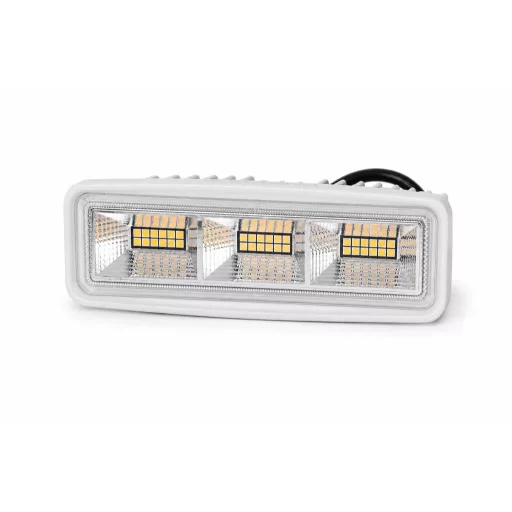 M-TECH munkalámpa tengeri 36W 36x1W LED 6.0" 12/24V IP68 reflektorral