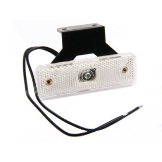 Helyzetjelző W44 (219Z) első fehér, LED, tartóval