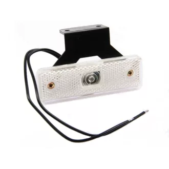 Helyzetjelző W44 (219Z) első fehér, LED, tartóval