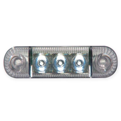 Helyzetjelző W61 (283) első fehér, 3 x LED