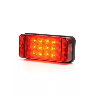 Ködlámpa W83D piros búra (700kr) LED