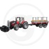 Bruder Massey Ferguson homlokrakodóval