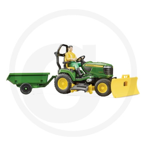 Bruder John Deere fűnyíró traktor