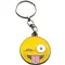 Kinyújtott nyelvű emoji kulcstartó
