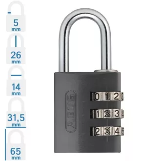 Abus 724/30 lakat antracit