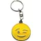 Kacsintó emoji kulcstartó