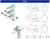 Adapter készlet 35-40, 40-45, 45-50 kapcsolófejhez csavarokkal