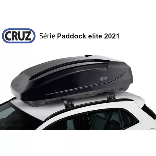 Tetőbox CRUZ Paddock elite 400N, fényes fekete