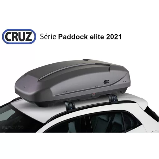 Tetőbox CRUZ Paddock elite 400GT, szürke textúra