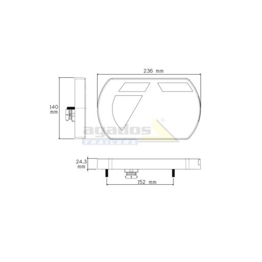 Egyesített lámpa 26060 L BAJ, AGADOS