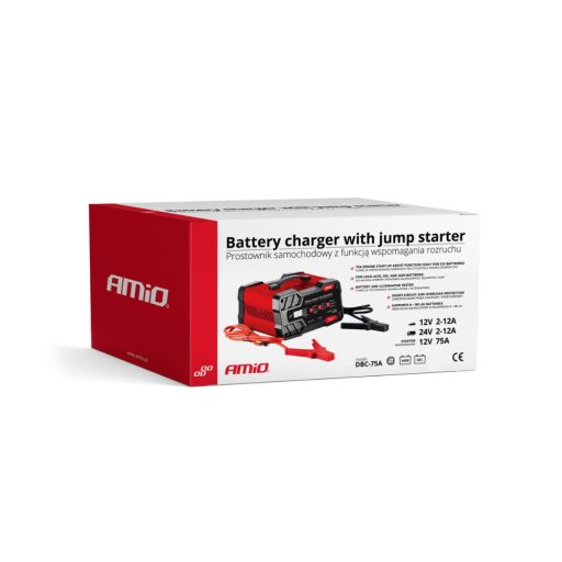 Akkumulátor töltő indító funkcióval 12 A 6/12 12 V 75 A