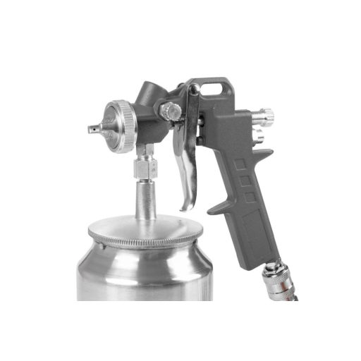 NAGY pneumatikus tartozék szett (pisztoly, fúvópisztoly, festék, zsírzó)