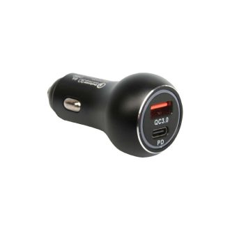 Szivargyújtó dugó/csatlakozó/ 1 x USB + 1 x USB C aljzat