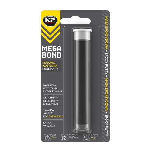 K2 MEGA BOND 20G Acél gyurma