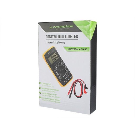 Digitális multiméter LCD számlappal, nagy