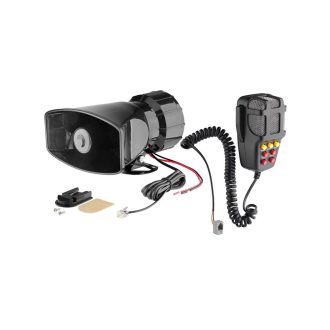 Elektronikus sziréna megafonnal, 7 tónusú, Carmotion