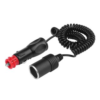   Szivargyújtó hosszabbító 300 cm, spirálkábel, EURO / DIN dugó, Carmotion