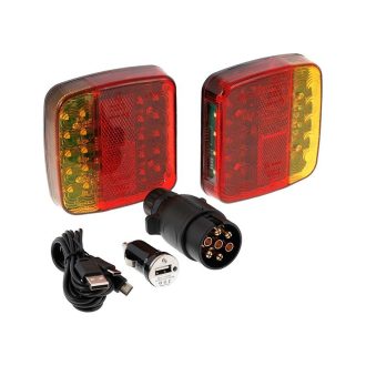   Vezeték nélküli mágneses LED világítás, 7-pin adó, Carmotion