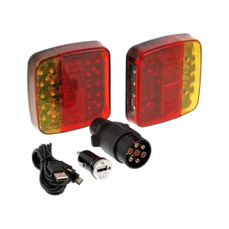   Vezeték nélküli mágneses LED világítás, 7-pin adó, Carmotion