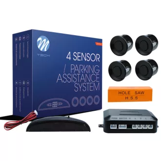   Parking assist system - CP14 with digital display 18 mm - black - CP14B