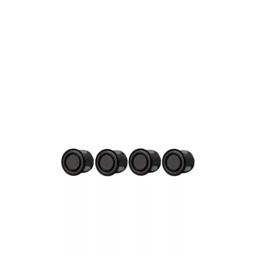 Parking assist system - CP14 with digital display 18 mm - black - CP14B