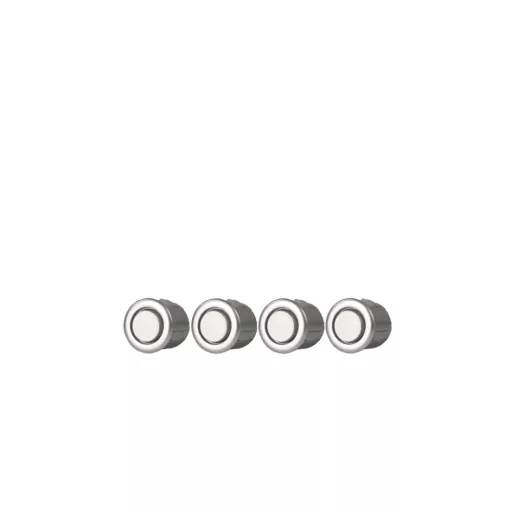 Parking assist system - CP17 with buzzer18 mm - silver - CP17S