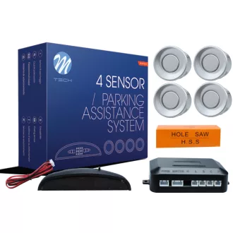   Parking assist system - CP4 with digital display - silver - CP4S